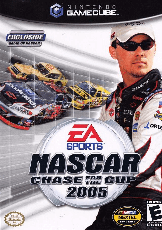 NASCAR Chase for the Cup 2005 box art for Gamecube